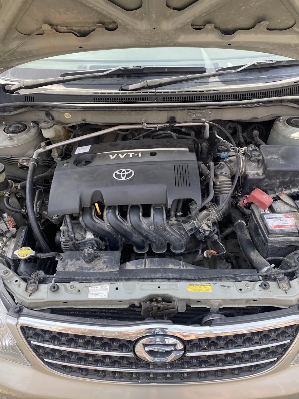 Мотор тойота королла филдер 1. 6. 6. Двигатель тойота королла 2005 года. Подкапотка toyota corolla runx.