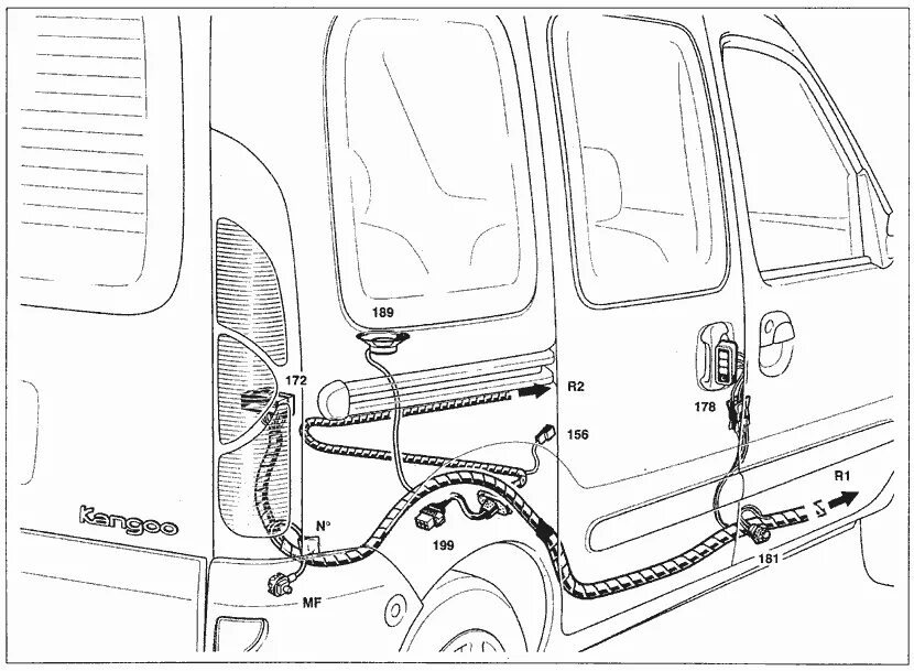 Двери renault kangoo. Схема электрооборудования Renault Kangoo 2. Схема электрооборудования Renault Kangoo. Схема проводки Рено Кангу 2. Схема электропроводки Renault Kangoo 1.