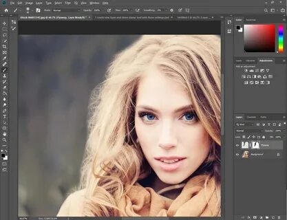 Как убрать объект с фото с помощью Adobe Photoshop.