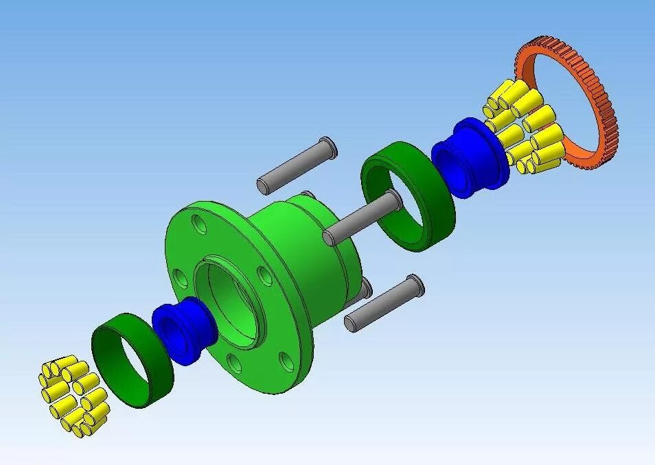 Ступица компас 3d. Ступица 3d модель. Модель ступицы компас. Сборка 3д модели.