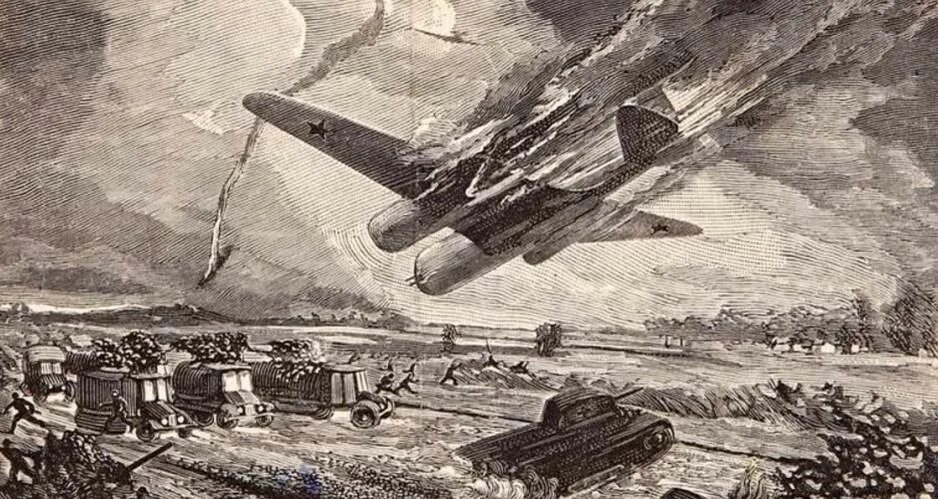 26 июня 1941 огненный таран. Огненный Таран Гастелло. Подвиг Николая Гастелло.