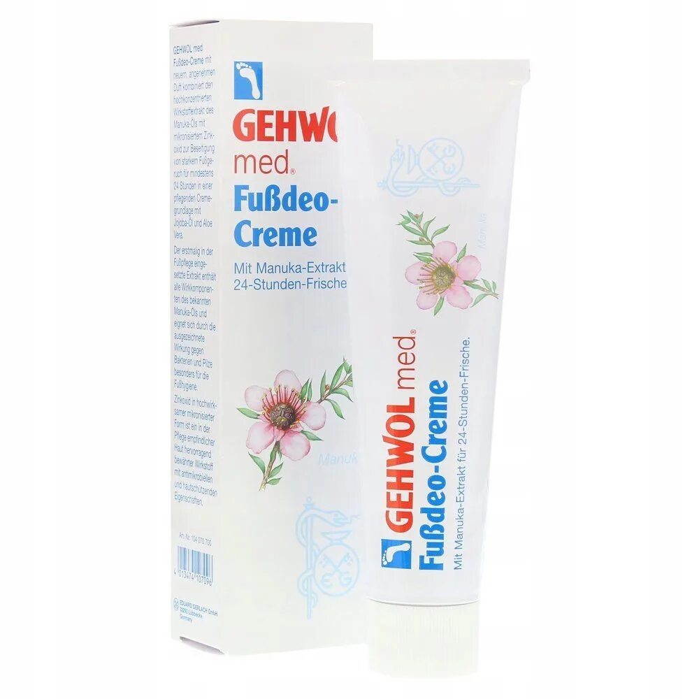 Купить крем для ног геволь. Gehwol med Deodorant foot Cream - крем-дезодорант для ног 75мл. Gehwol med Fußdeo-Creme 125ml. Gehwol крем-дезодорант (fubdeo-Creme) 125мл. Gehwol med Fußdeo-Creme 75ml.