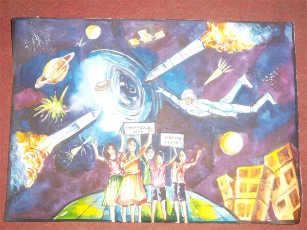 Рисунок на тему космос на конкурс. Рисунок на тему космические фантазии. Рисунки о космосе для школьников. Конкурс рисунков космос. Конкурс гагарин в мире