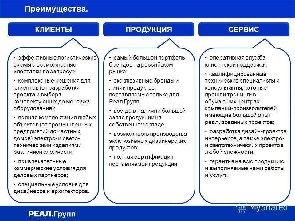 производим выгоду