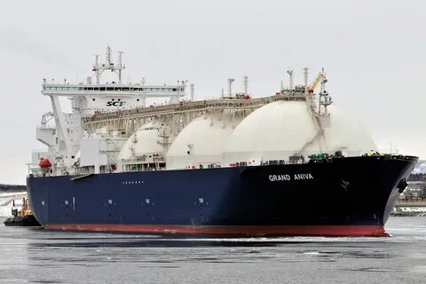 Танкер перевозящий сжиженный газ