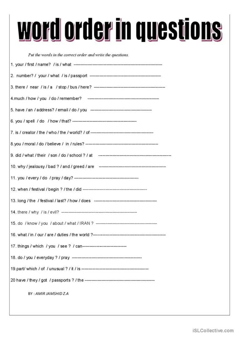 3 word order in questions. Questions Word order. Word order in questions. Questions Word order Worksheets. Word order in questions exercises.