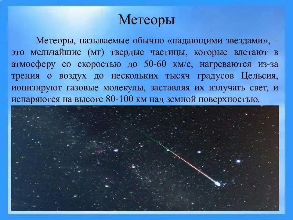 Кометы Болиды метеориты. Строение Метеора. Метеор небесное тело. Метеоры и метеориты кратко.