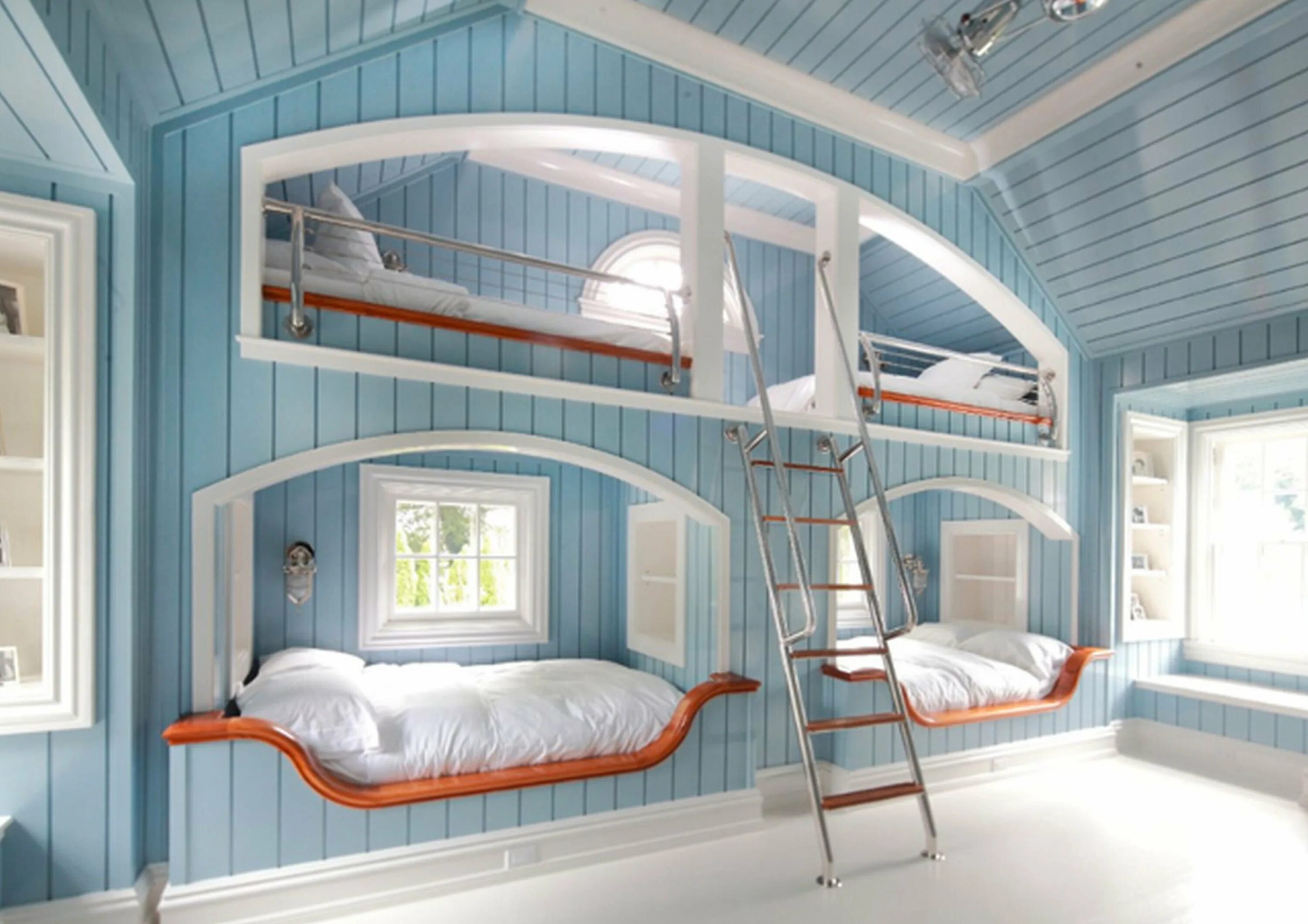 Кровать 7 дом. Необычные двухъярусные кровати. Необычный интерьер комнаты. Необычные двухэтажные кровати. Необычные детские комнаты.