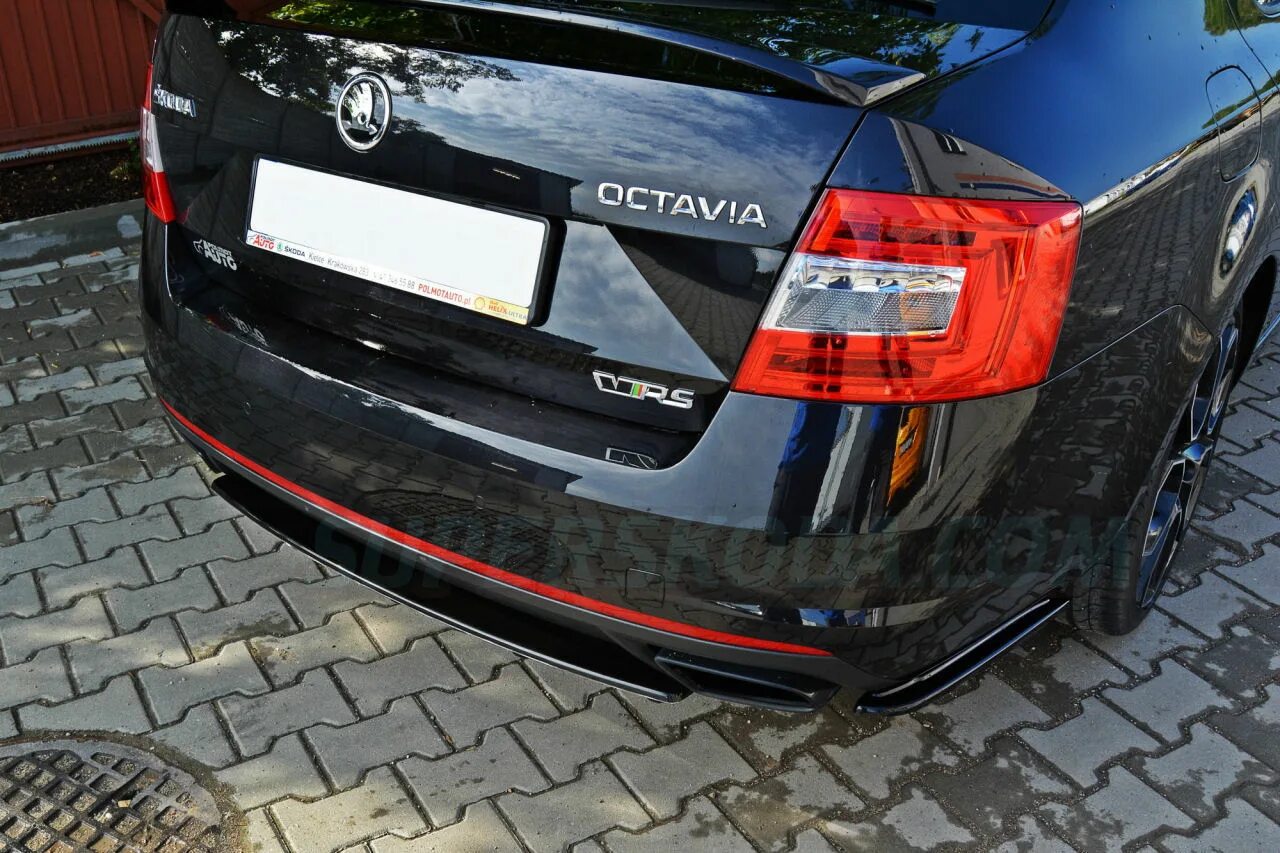 Skoda octavia rs a7 бампера. Сплиттер Maxton Design Skoda Octavia a7 RS. Сплиттер Skoda Octavia a7 RS. Сплиттер Skoda Octavia a7 FL.