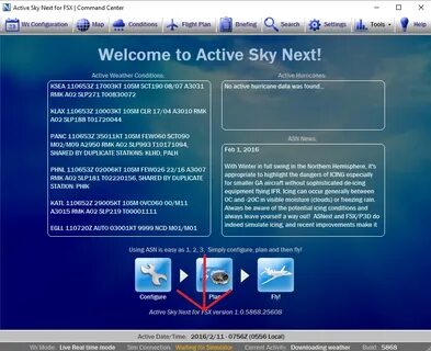 Active sky