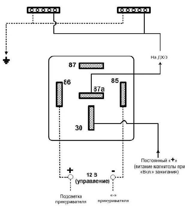 Как подключить реле дхо. Подключение ходовых огней через реле 4 контактное схема подключения. Схему подключения ходовых огней через реле с генератора. Подключение ходовых огней через реле 5 контактное схема подключения. Схема подключения 5 контактного реле дневные ходовые огни.
