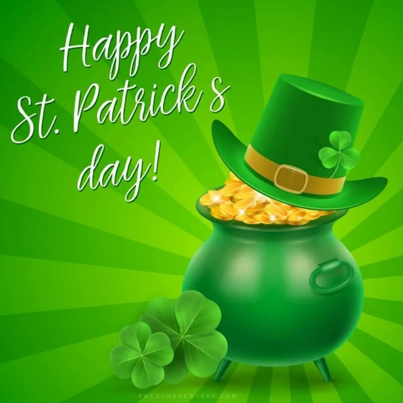 Happy patrick s day. День Патрика в Ирландии Клевер. День Святого Патрика. День Святого Патрика открытки. Святой Патрик открытки.