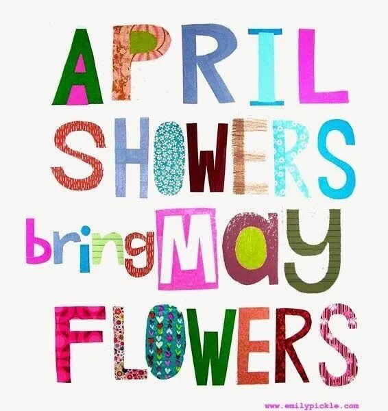 Type month. April Spring.