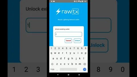 Lightning wallet