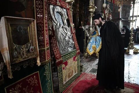 Гора афон божья матерь