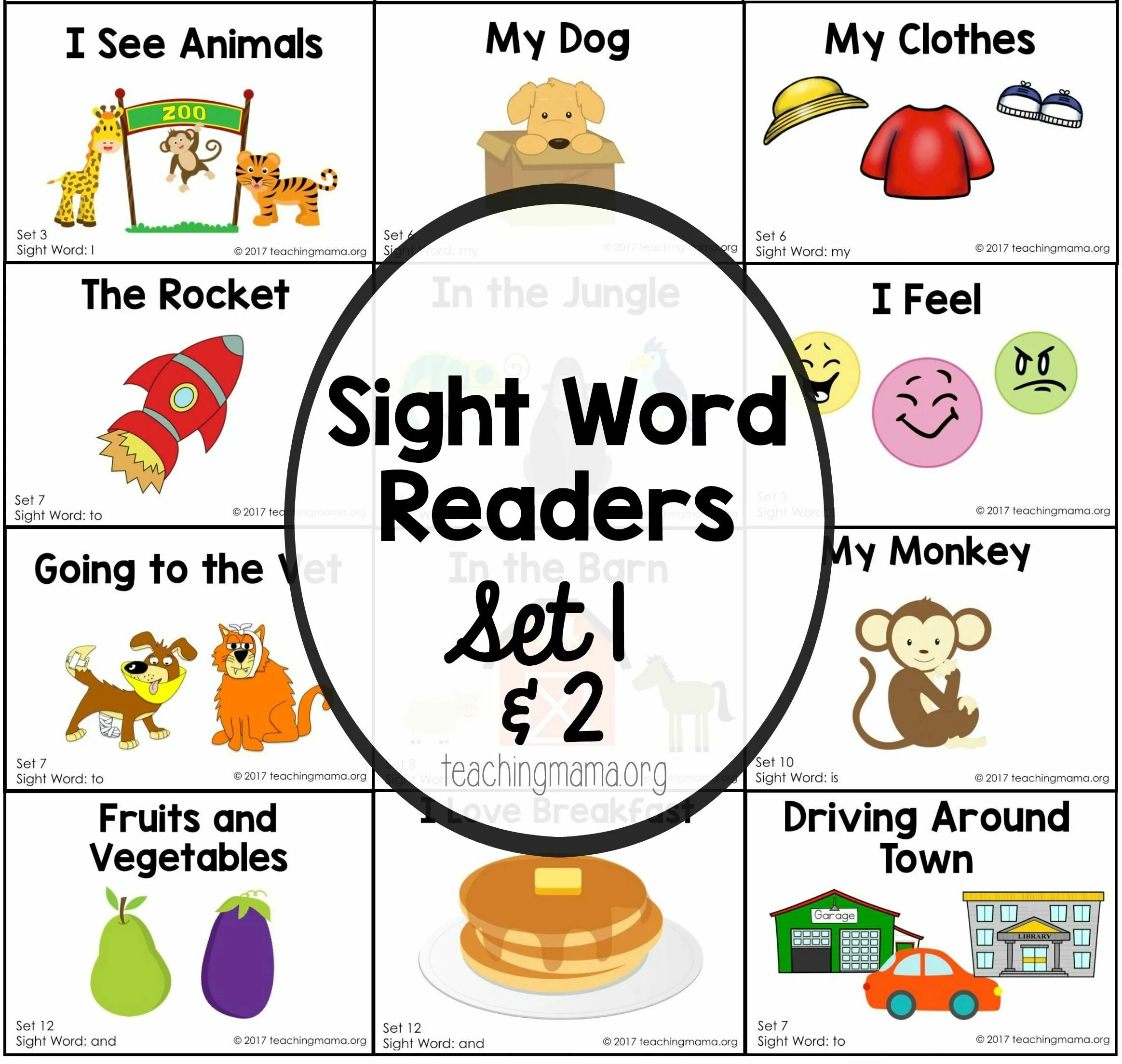 Sight Words. Sight Word Readers. Sight Words reading. Sight Words in English.