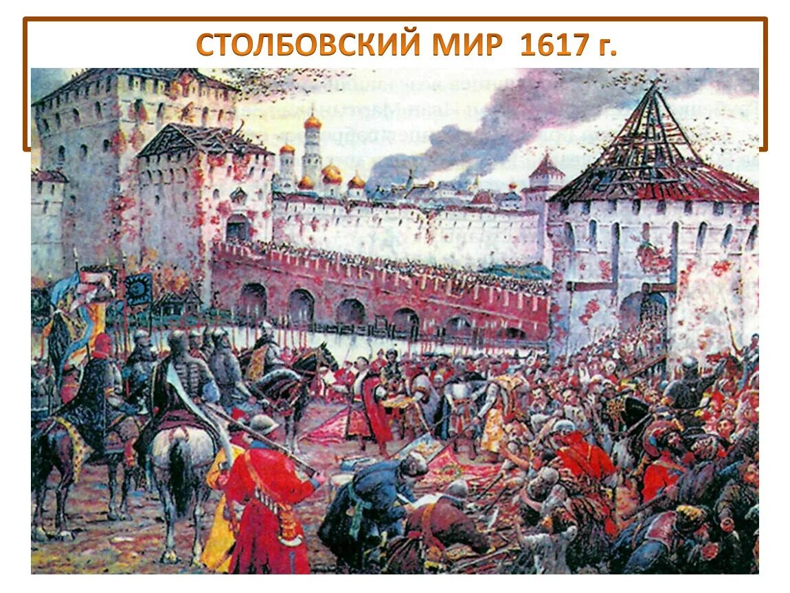 Договор со швецией 1617. 1617 Столбовский мир со Швецией. Столбовский мир 1617 карта. Столбовский Мирный договор. 1617 Г..