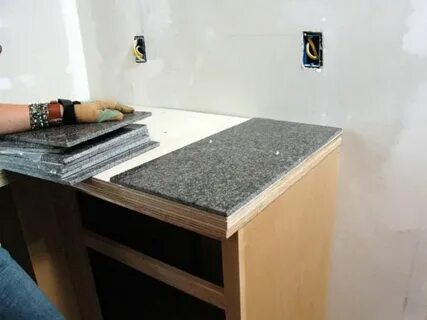 Столешницы покрытые плиткой