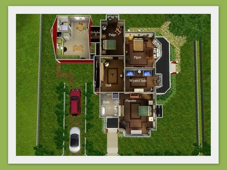 Loading... Sims house plans, House layout plans, House plans