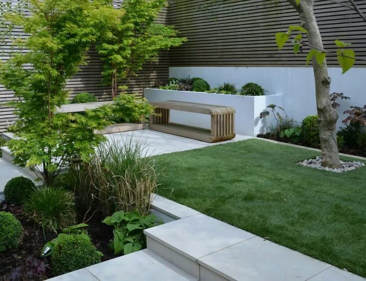 Terrasse - bassin - ardoise Amenagement jardin, Aménagement jardin cailloux, Idé