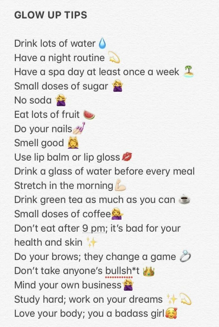 10 tips to glow up in 2025. Glow up tips. glow up. glow up challenge. morning glow up.