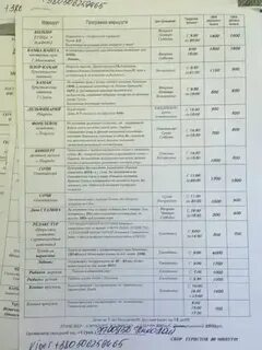 Экскурсии список
