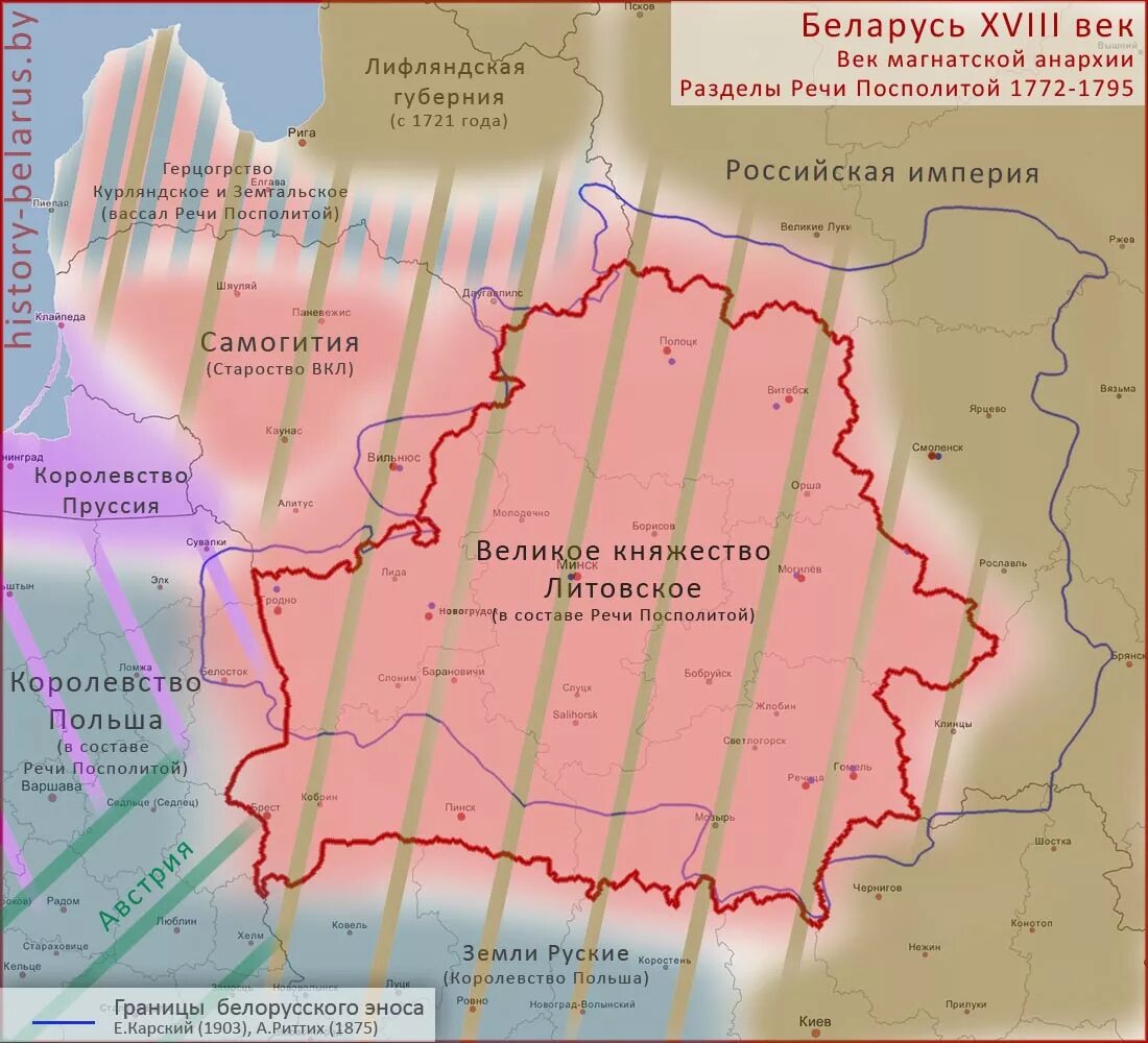 Территория Белоруссии в 18 веке. Территория Беларуси в 17 веке. Вкл и РБ. Территория Белоруссии в 18 веке на карте.