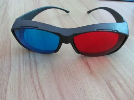 3d очки красный
