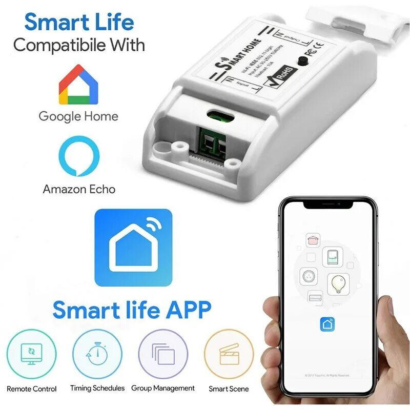 Подключить приложение smart life. Wi-Fi переключатель tuya. Smart Switch tuya. Контроллер выключатель Smart tuya. Беспроводной выключатель tuya.