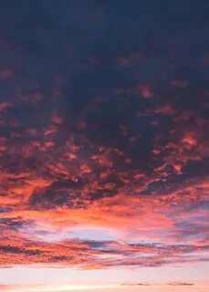 Red white blue sky