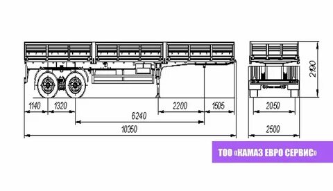 Прицеп нефаз размеры