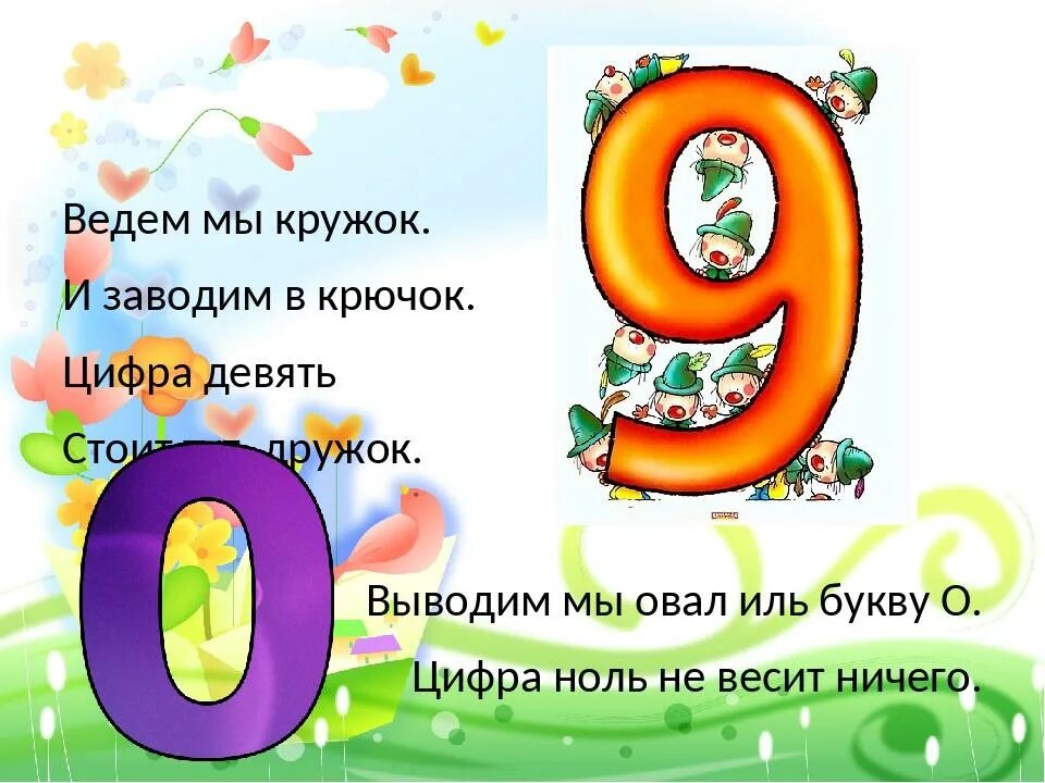 Стихотворение про 9 класс. Стихотворение про цифру 9. Стих про цифру 9 для дошкольников. Стихи про число 9 для детей. Цифры в стихах.