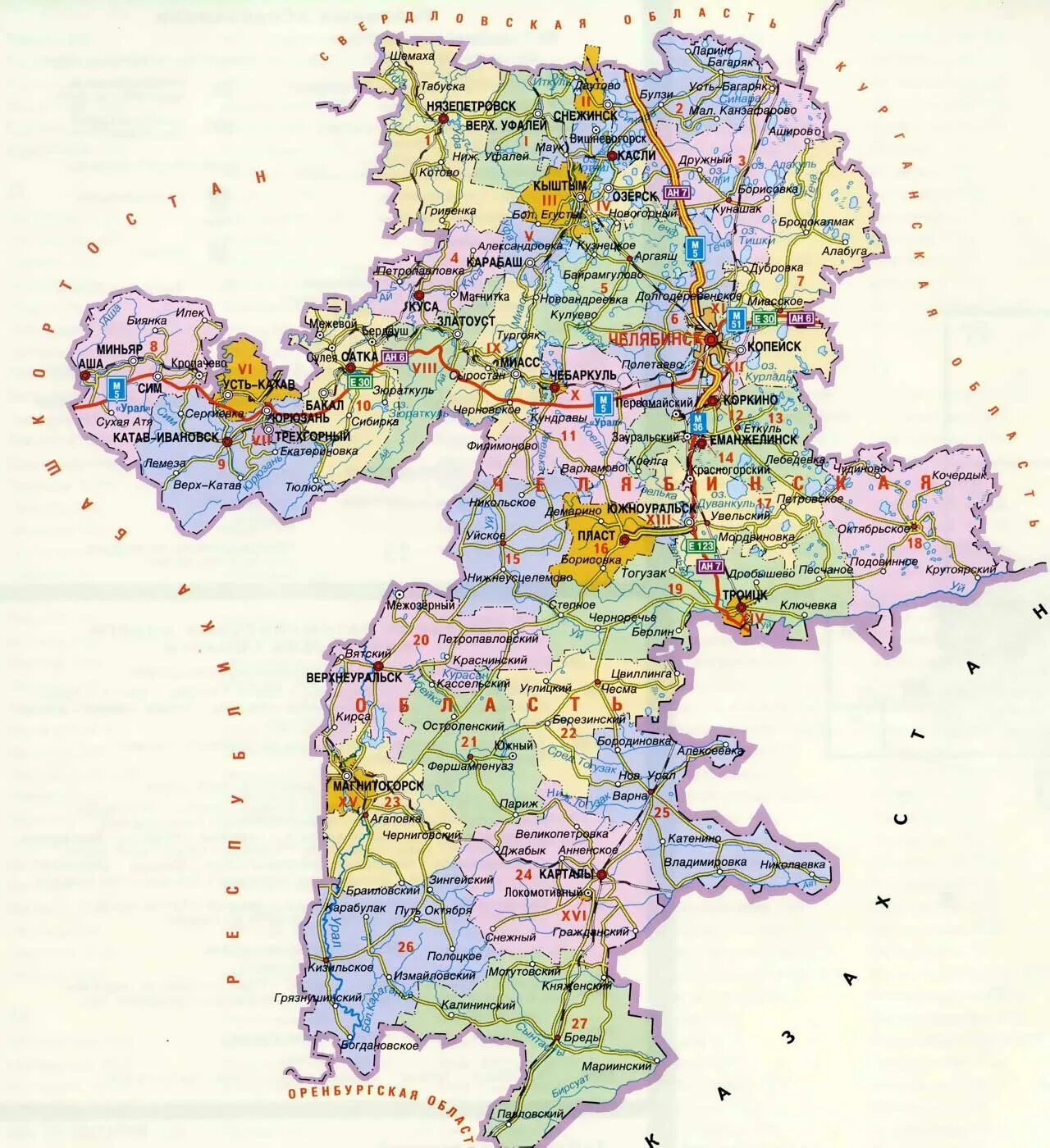 Челябинская обл сайт. Карта Челябинской области по районам. Карта Челябинской области с населенными пунктами подробная. Карта Челябинска и Челябинской области с населенными пунктами. Карта Челябинской области с городами и поселками.