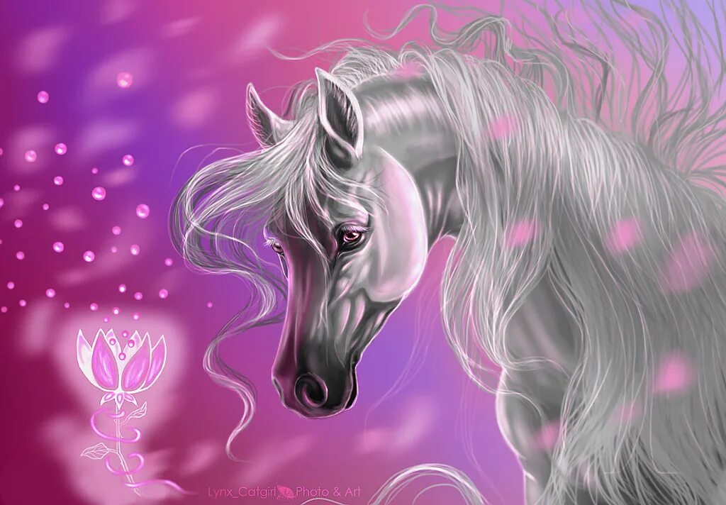 Розовый конь шестой класс литература. Красивые лошади. Розовый конь. Лошадь в розовых цветах. Красивые рисунки лошадей.