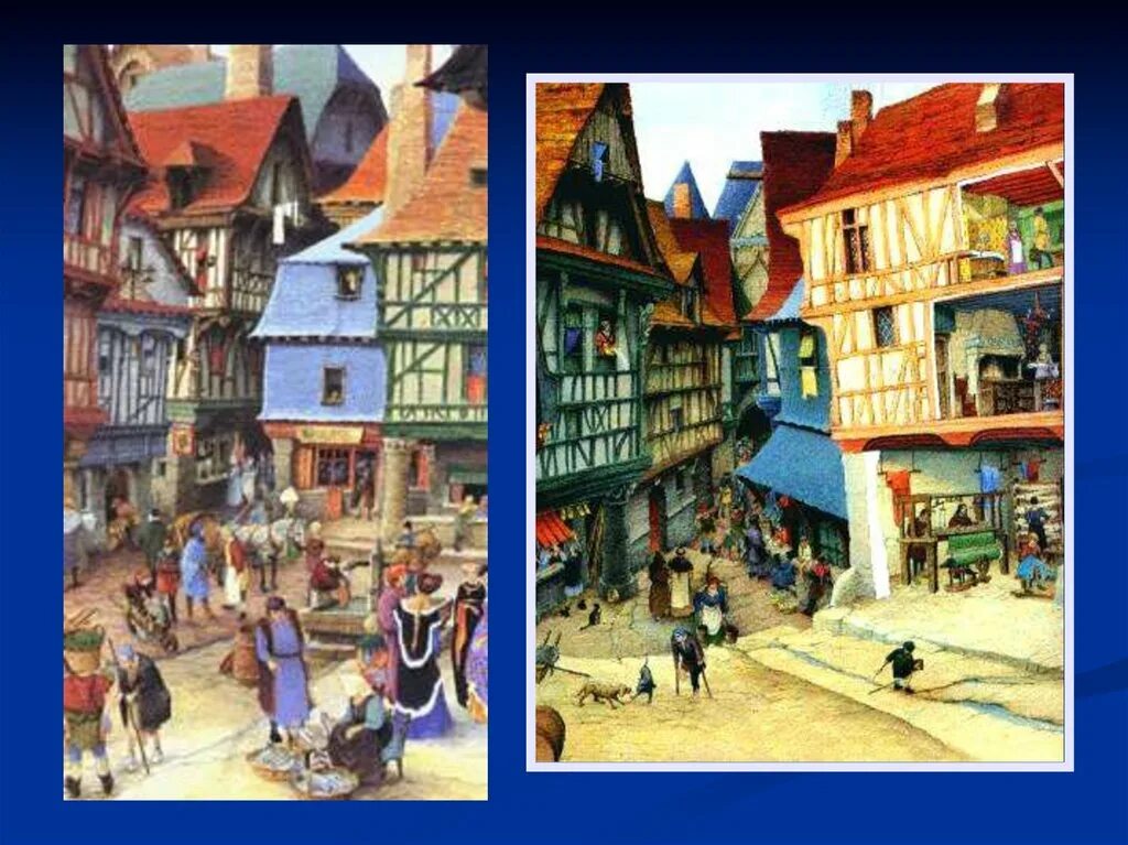 Сколько веков европы. Средневековый город. Европейские города средневековья. Горожане средневекового города. Горожане и их образ жизни.