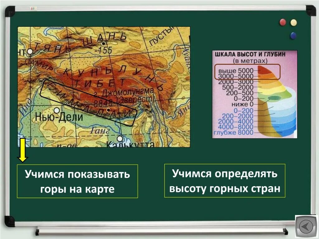 Абсолютная высота гималаи. Горы на карте. Карта высот горы. Низкие горы на карте. Определить абсолютную высоту по карте.