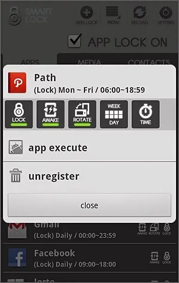 App execute