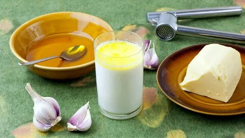Эликсир чеснок с молоком
