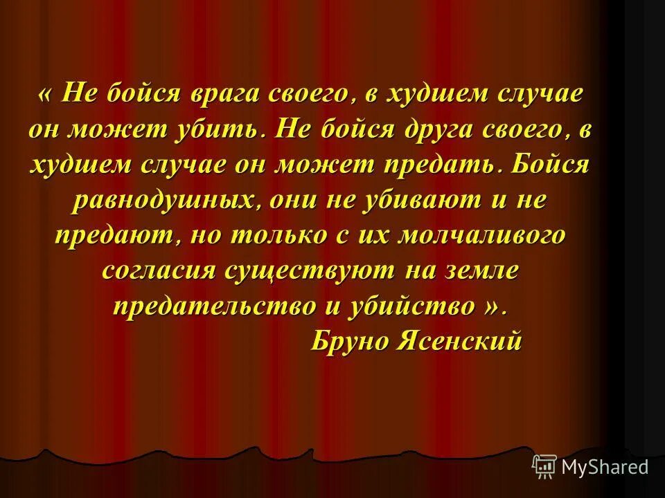 Не бойся врагов в худшем случае. Урок по литературе на тему Носов "кукла". Бойся равнодушных. Е И Носов кукла нравственные проблемы рассказа. Носов кукла презентация 7 класс