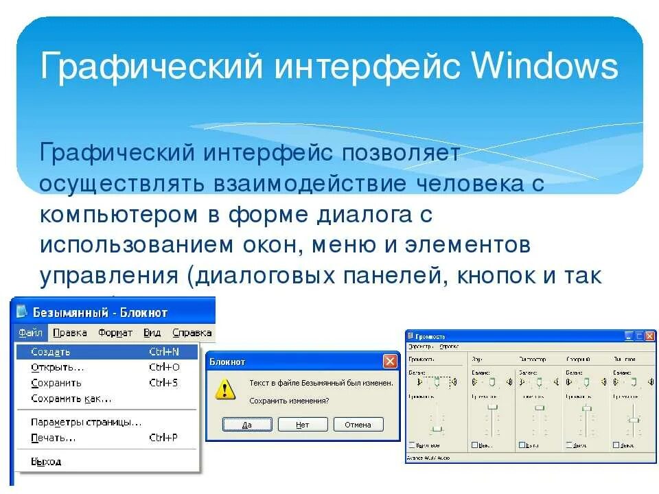 Что такое интерфейс и для чего он. Интерфейс ос виндовс. графический интерфейс. графический интерфейс windows. графический пользовательский интерфейс.