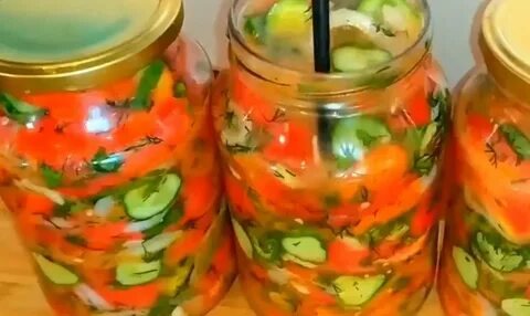 Огурцы и сладкий перец на зиму