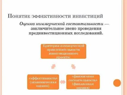Понятие эффективности исследования