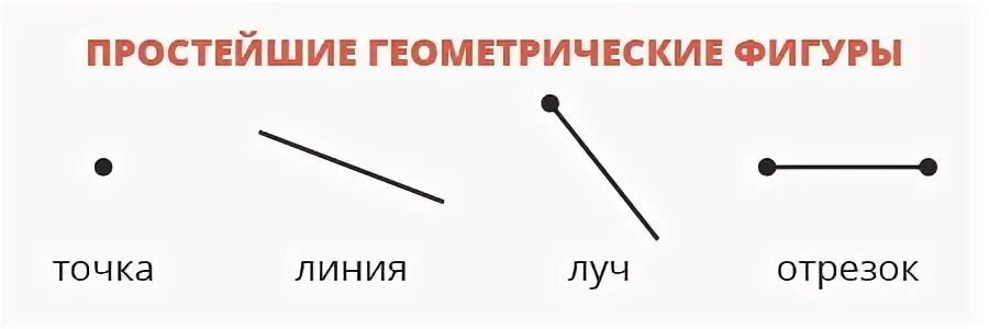 Геометрия луч отрезок
