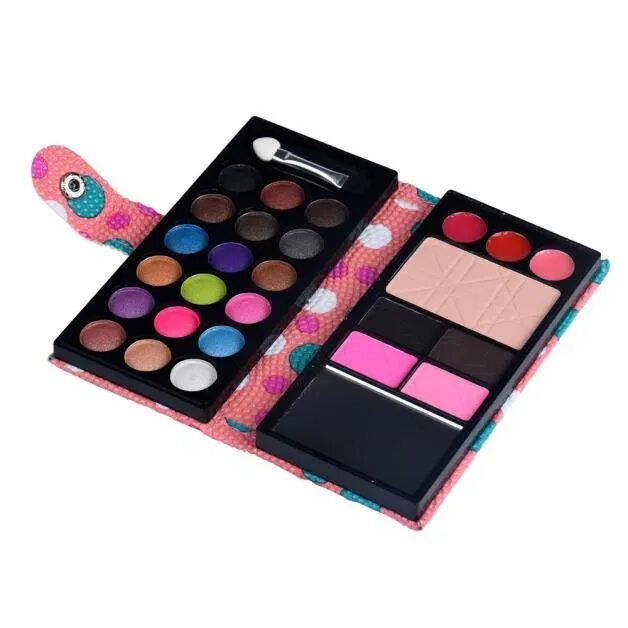 Colors party:make up professional. Большая палитра теней для век. Eyeshadow palette 18 color. Детские блески тени. Красивые наборы косметики.