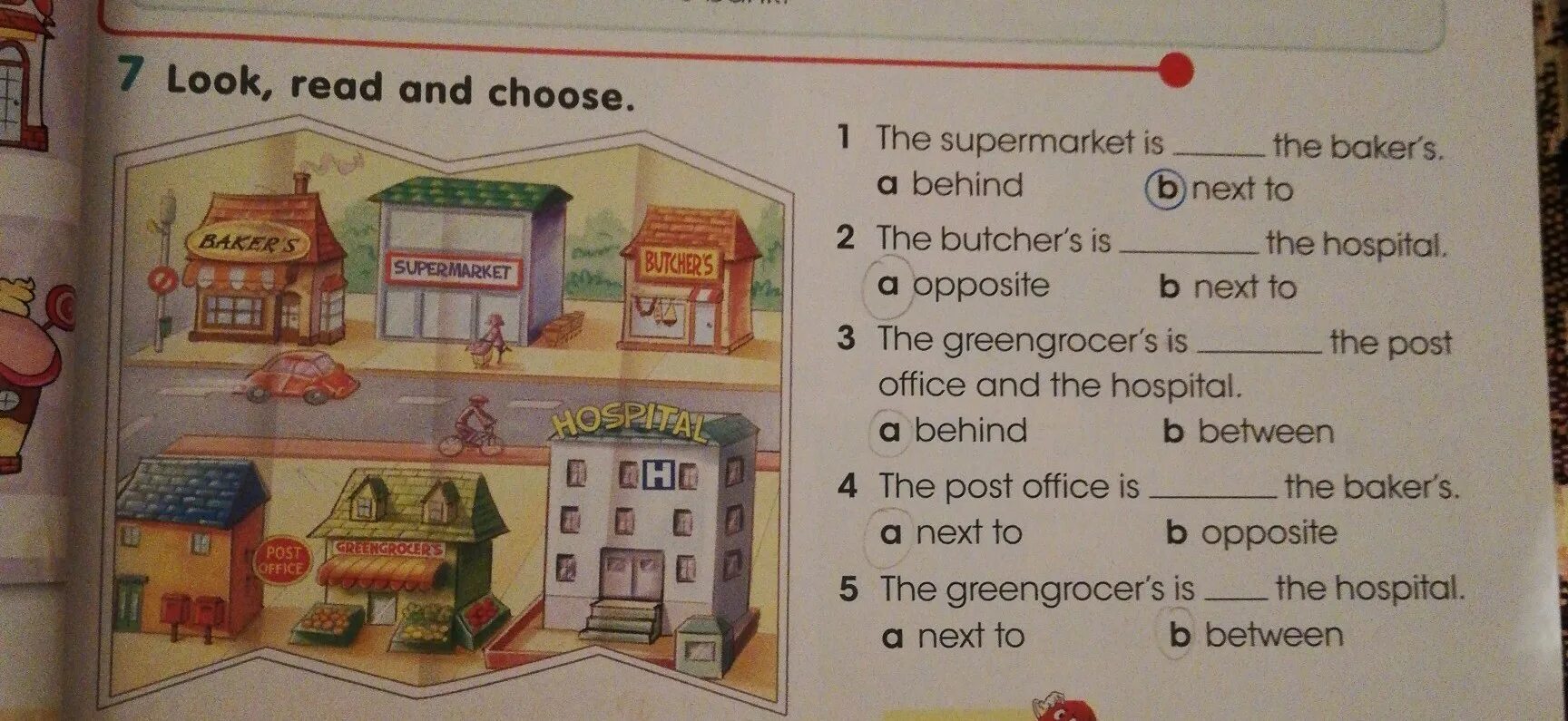 Goes like town. Английский язык look read and choose. Read and choose 3 класс. Read and choose ответы. Look and choose.