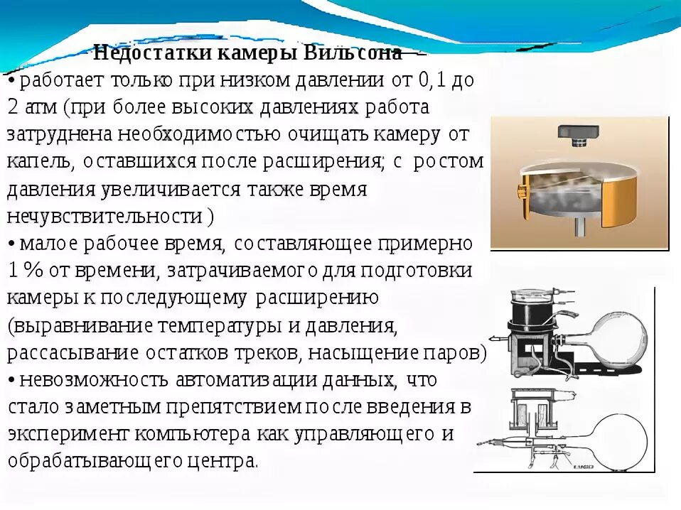 Искровая камера принцип действия. Достоинства камеры Вильсона. Камера Вильсона преимущества и недостатки. Недостатки камеры Вильсона. Камера Вильсона принцип действия и преимущества.