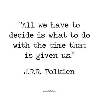 We have decided that we are