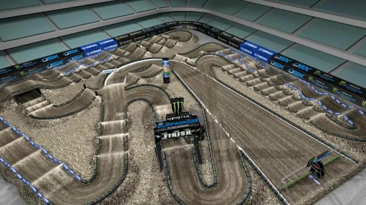 He tracks. Трасса для суперкросса. Supercross circuit ps1. Стадион для мотокросса. 2015 Monster Energy Supercross tracks.