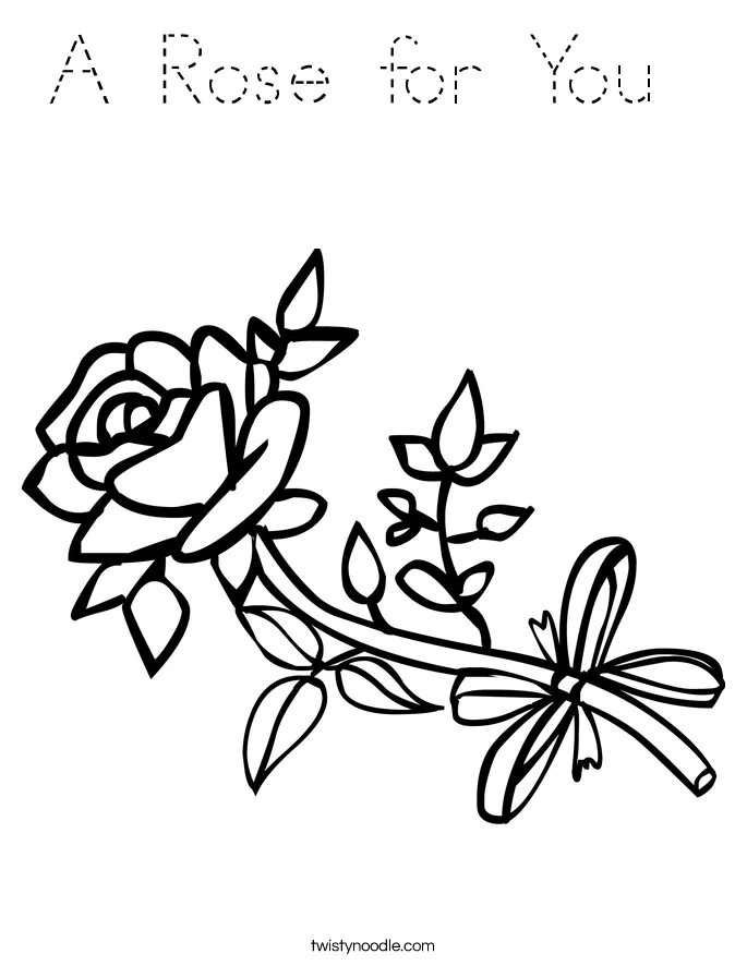 La rose est. Letter r is for Rose. Letter Rose Coloring.