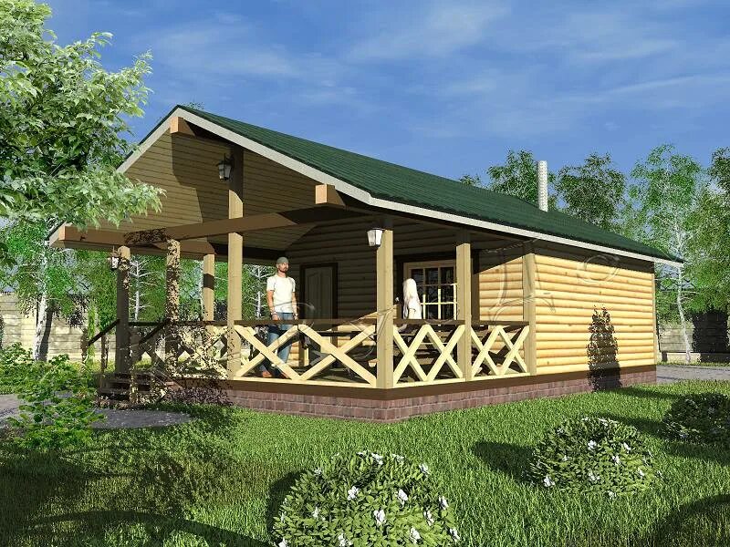 баня с верандой House design, Outdoor structures, Home interior design